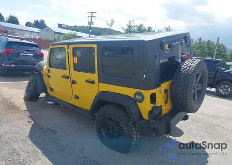2008 Jeep Wrangler Unlimited X из США, поврежденный, VIN 1J4GA39178L632670